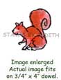 AAA-352-HK Squirrel Left Facing